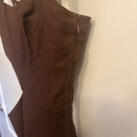NEW Reformation Satori  Linen Maxi Dress in Brown | size 4 - Picture 14 of 15